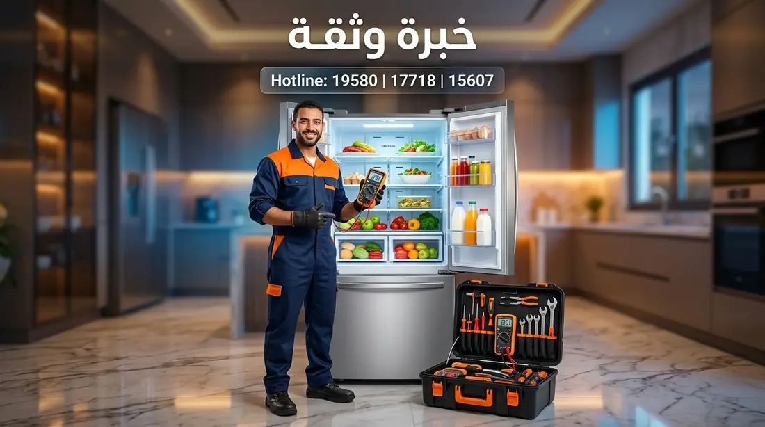 دائرة تبريد ثلاجة وايت ويل والكباس — صيانة معتمدة 17718